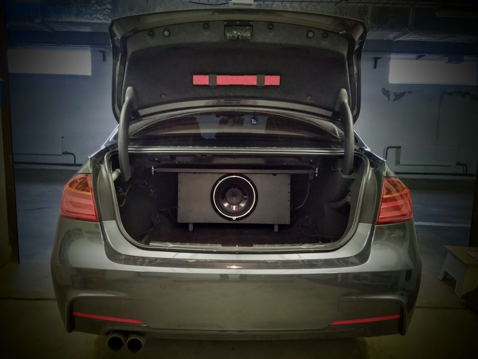 Автозвук BMW F30. Любителям автозвука СПБ — BMW 3 series (F30), 2 л ...