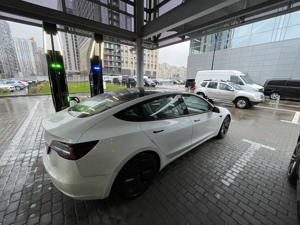 Поездка Мск-Спб-Мск по М11 на Тесле М3 — Tesla Model 3 (1G), 2021 года ...