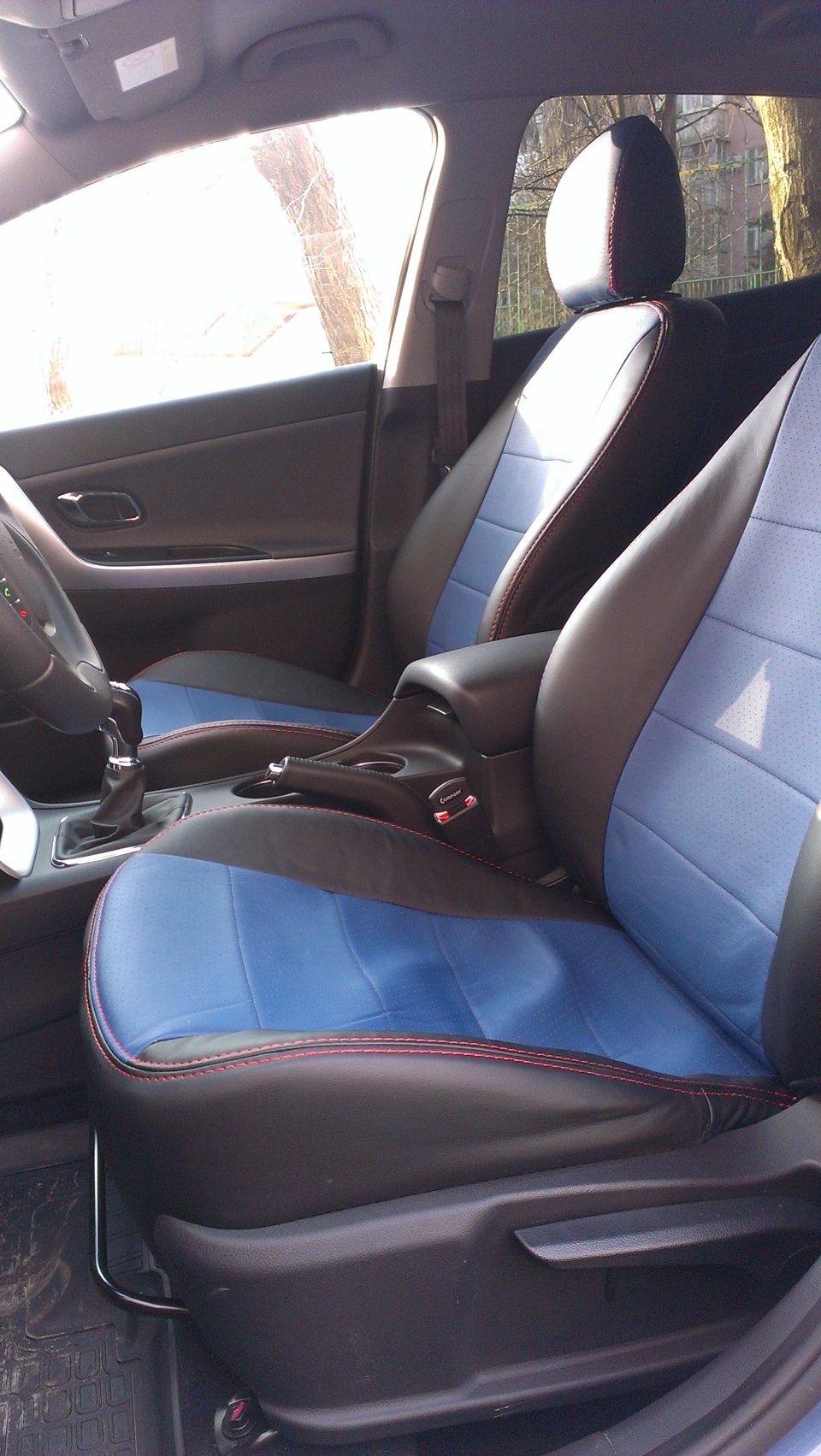 Авточехлы из эко-кожи — KIA Ceed (2G), 1,6 л, 2013 года | тюнинг | DRIVE2