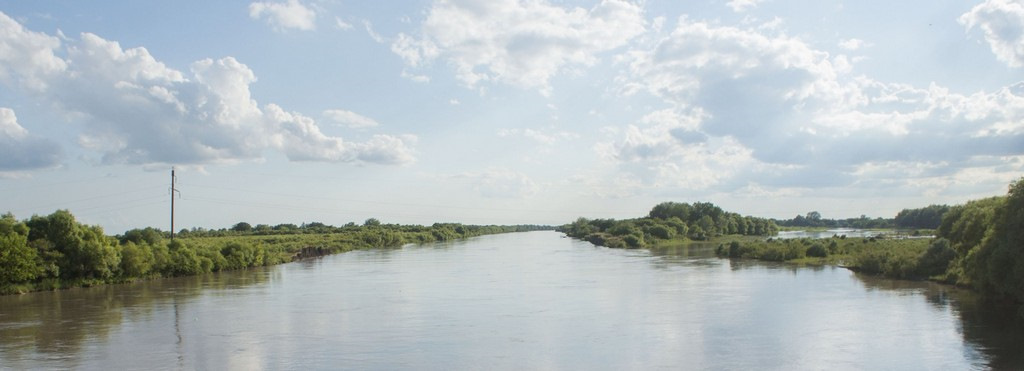 Село Братское Чечня река Терек