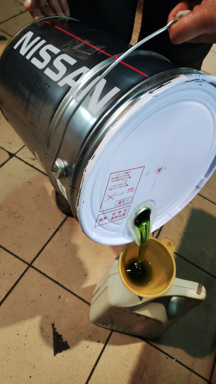 Замена масла в вариаторе Nissan Murano Z51 со снятием поддона. NS-2 ...