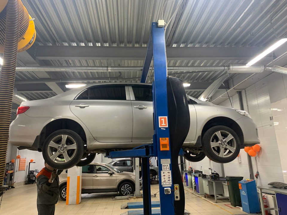 в Фитсервисе на диагностике — Toyota Corolla (140/150)