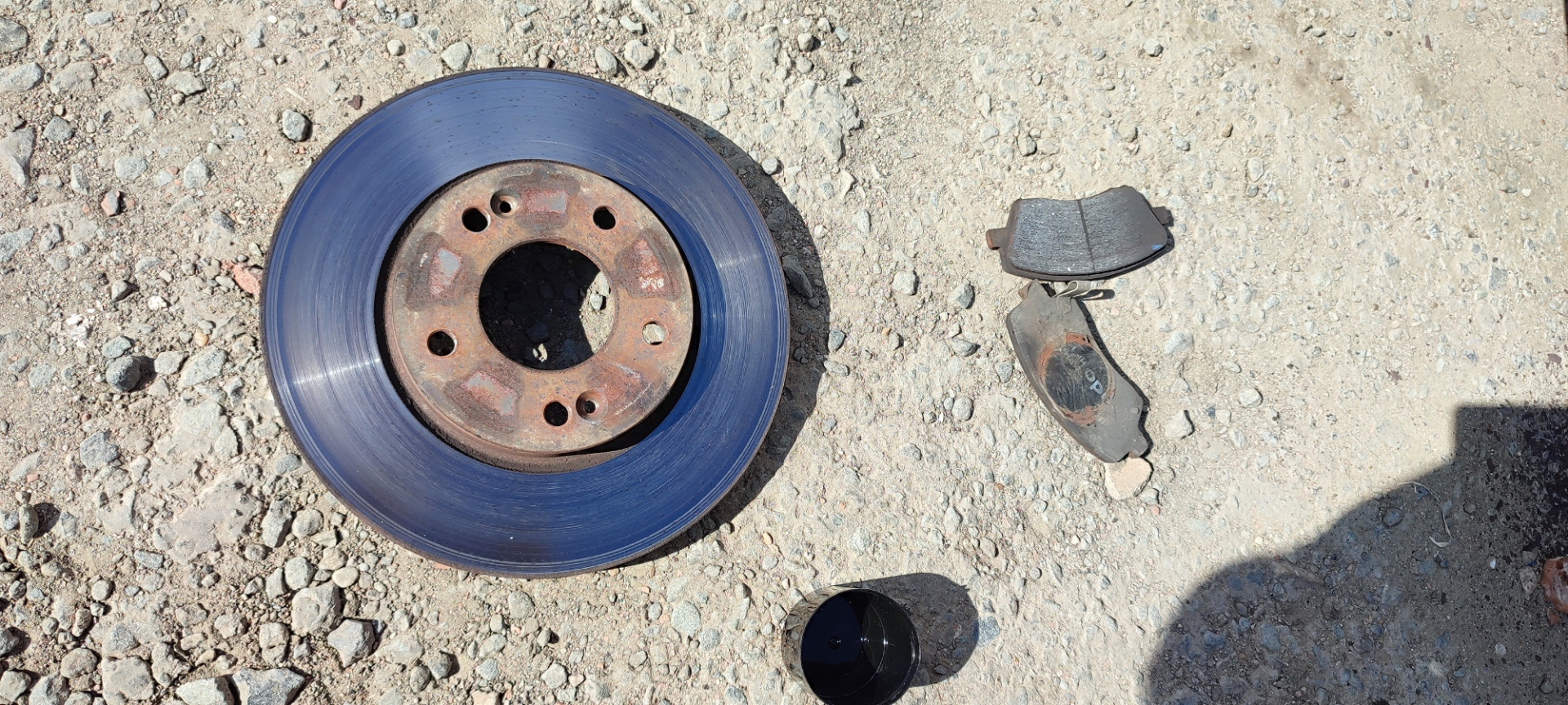 Заменил тормозные диски — KIA Cerato (3G), 2 л., 2013 года | наблюдение ...