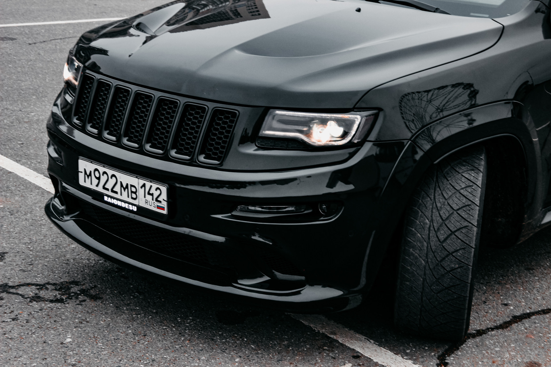 Jeep Grand Cherokee матовый черный СРТ