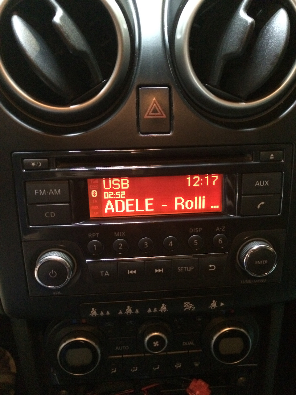 магнитола Daewoo AGC-0071RF — Nissan Qashqai (1G), 2 л, 2007 года ...