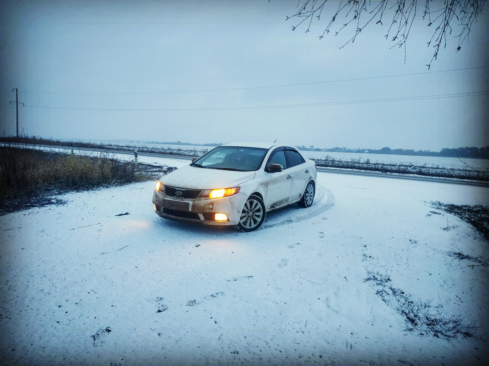 Kia Cerato зима