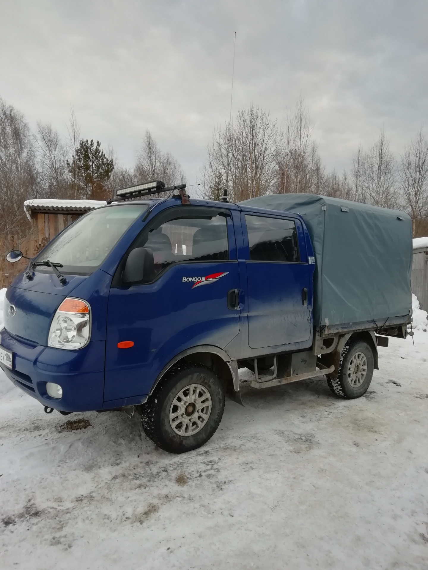 Новый тэнт в Бонго. — KIA Bongo (3G), 2,9 л, 2010 года | тюнинг | DRIVE2