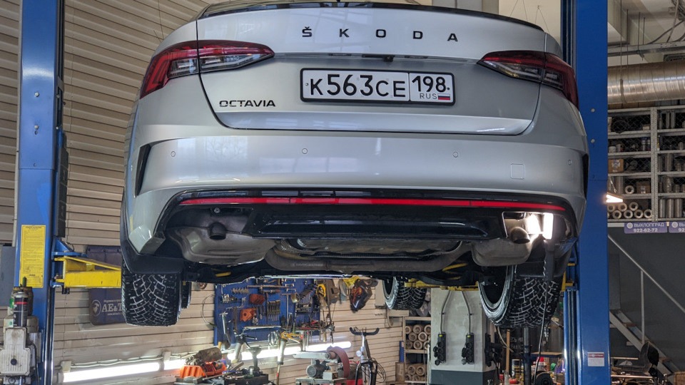 в таком состоянии я проездил около месяца — Skoda Octavia A8 Mk4
