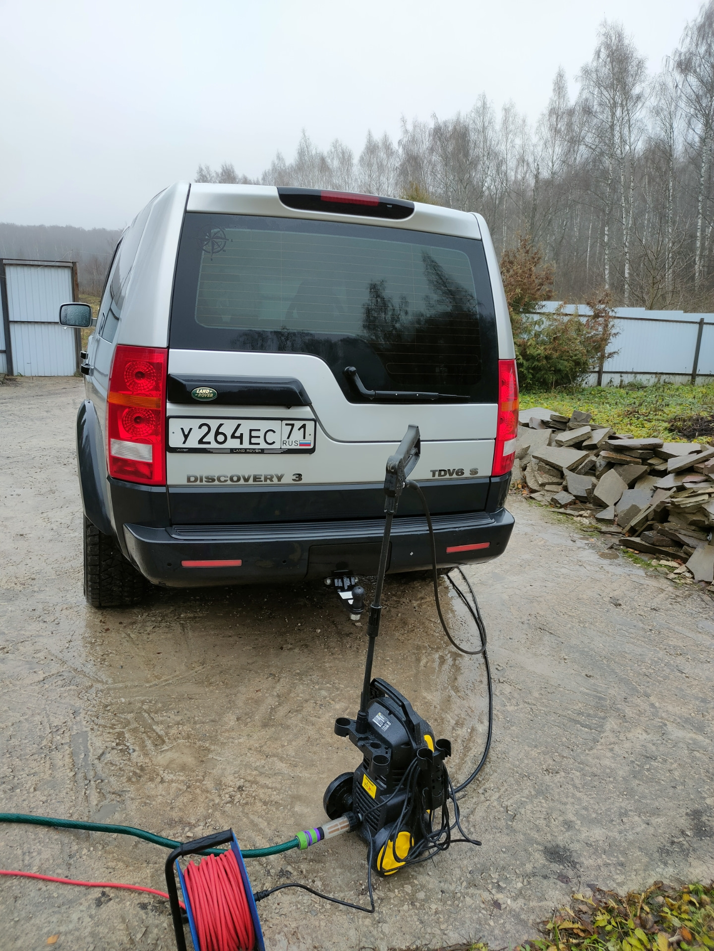 Бюджетная мойка высокого давления — Land Rover Discovery III, 2,7 л ...