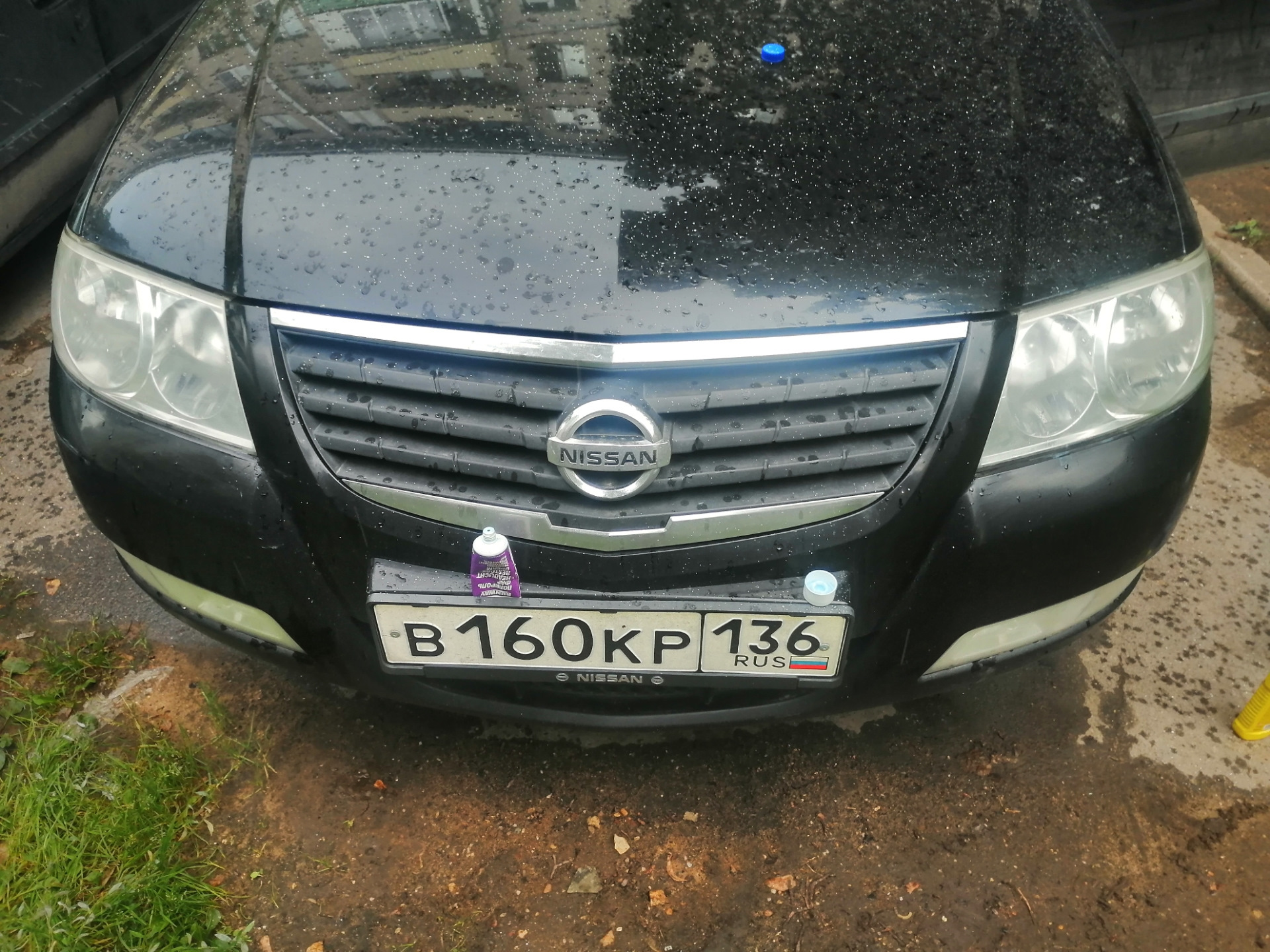 Полировка фар шуруповертом — Nissan Almera Classic (B10), 1,6 л, 2006 ...