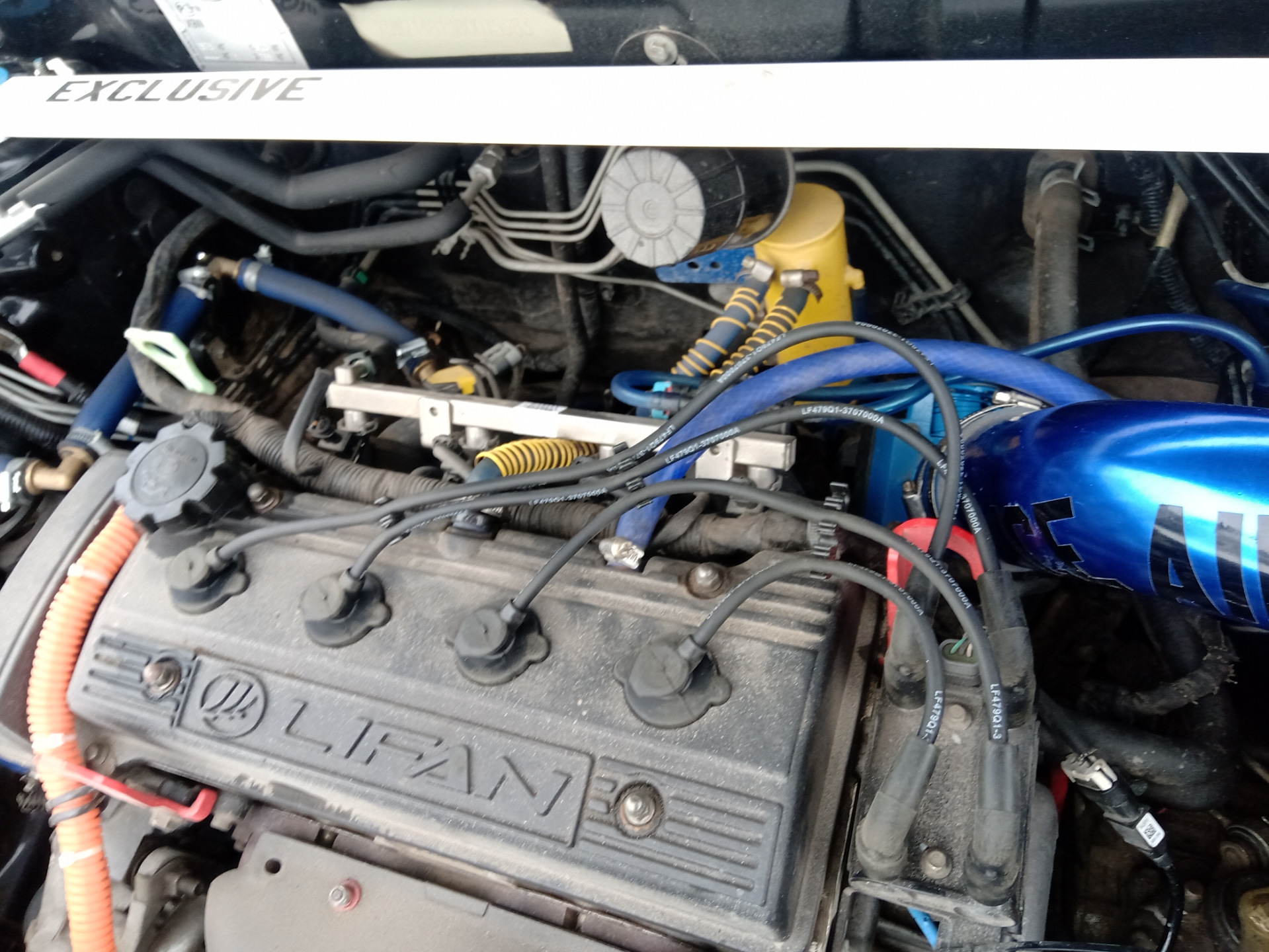 Воздушный фильтр и вв провода — Lifan 620, 1,6 л, 2011 года | плановое ...