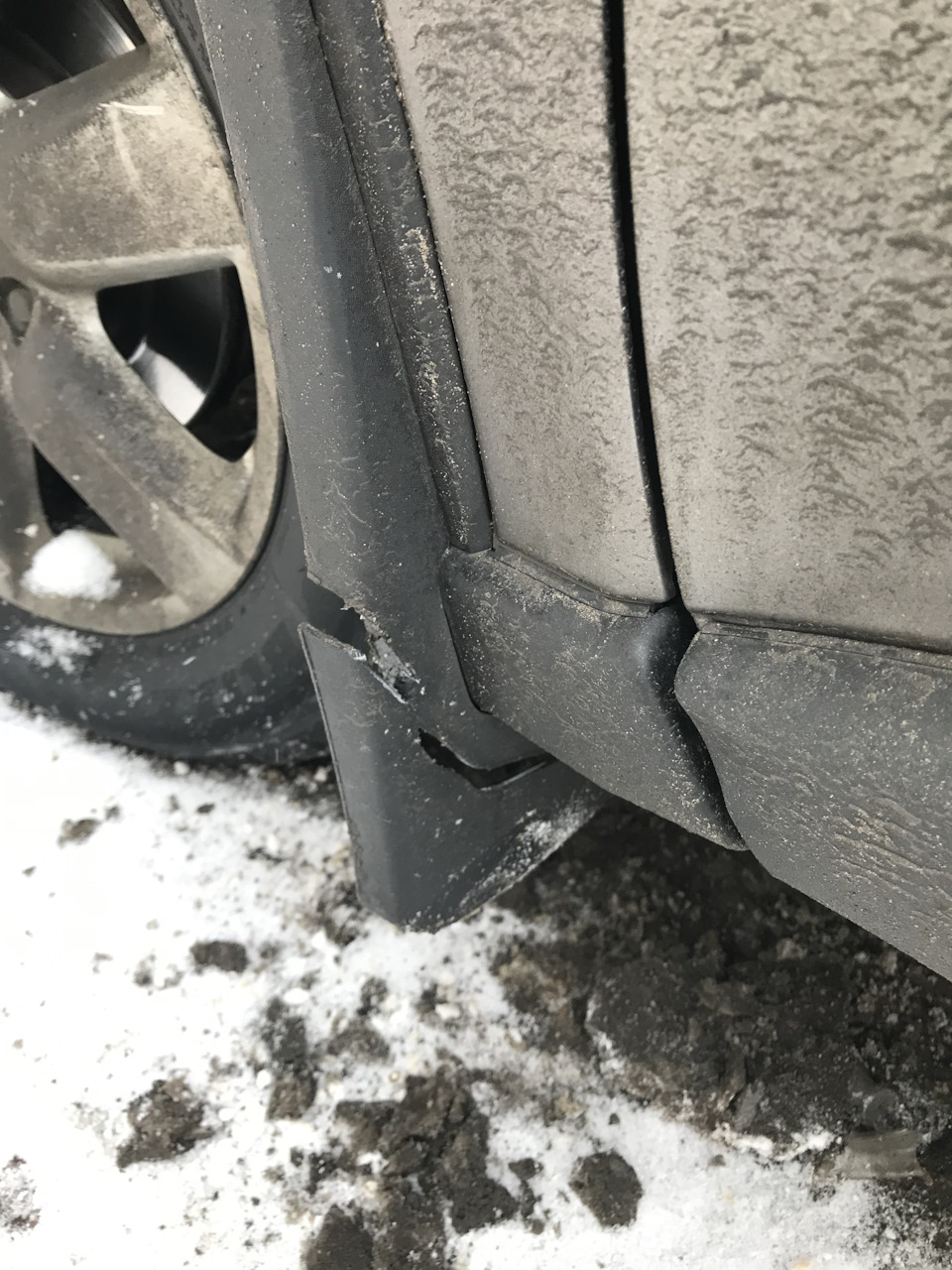 Брызговик — Nissan X-Trail II (t31), 2 л, 2008 года | своими руками ...