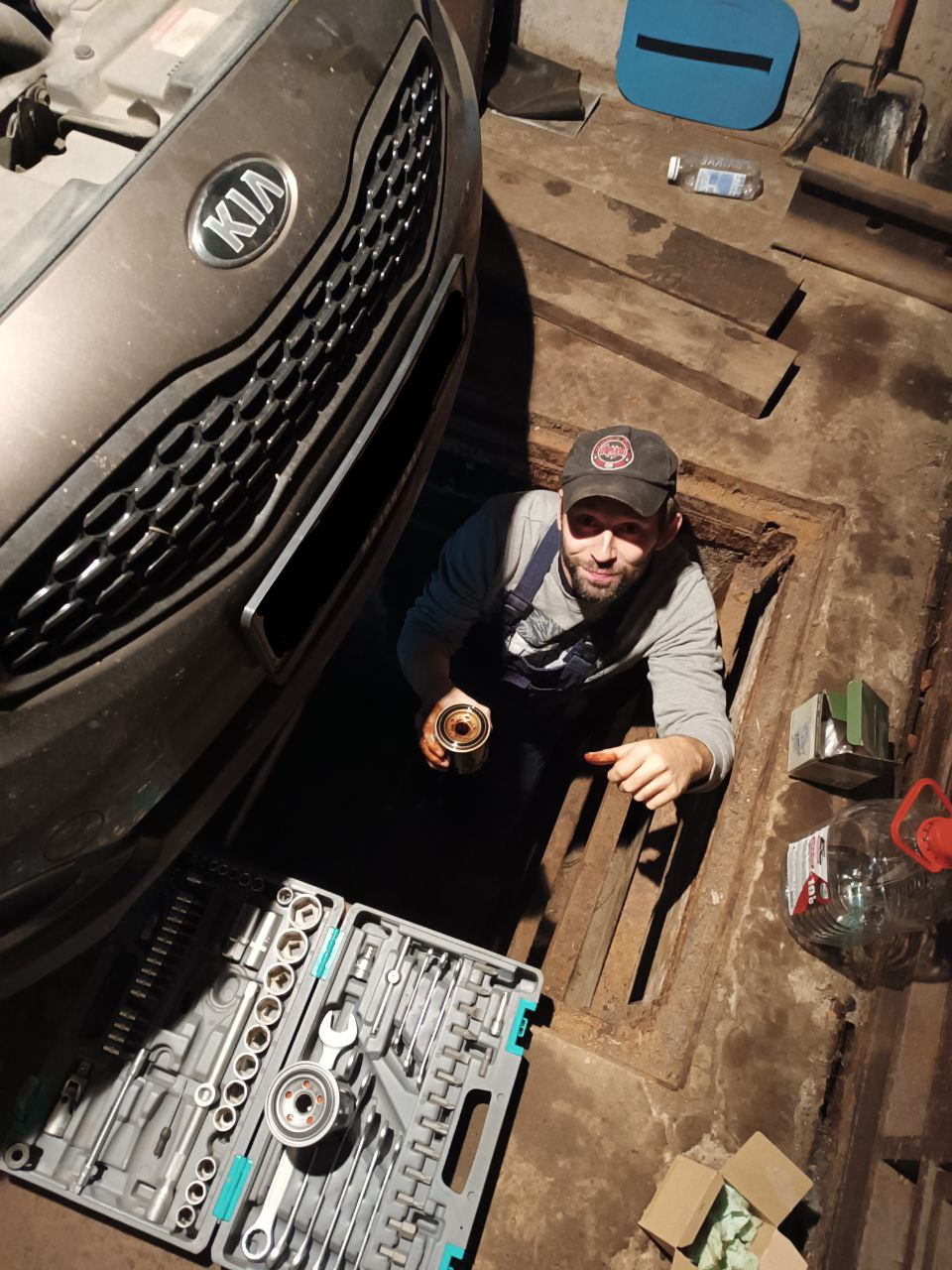 Замена масла и свечей (92 000 км) — KIA Ceed (2G), 1,6 л, 2018 года ...