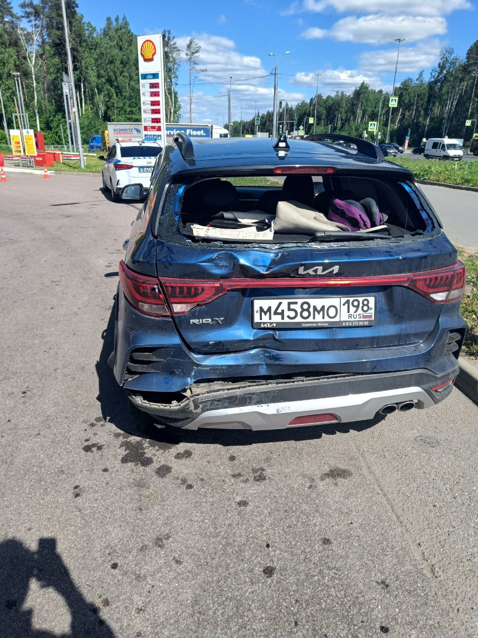 Первое ДТП в жизни. Ничего не понял, но очень интересно. — KIA Rio X, 1,6  л, 2021 года | ДТП | DRIVE2