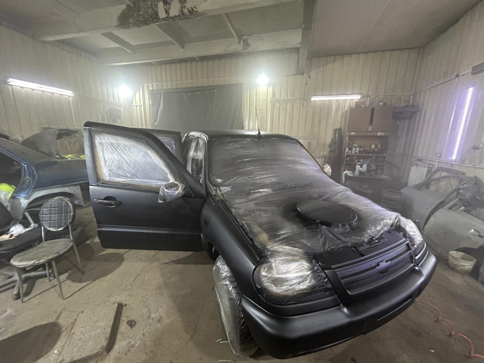 Покраска нивы шевроле в бронятор — DRIVE2