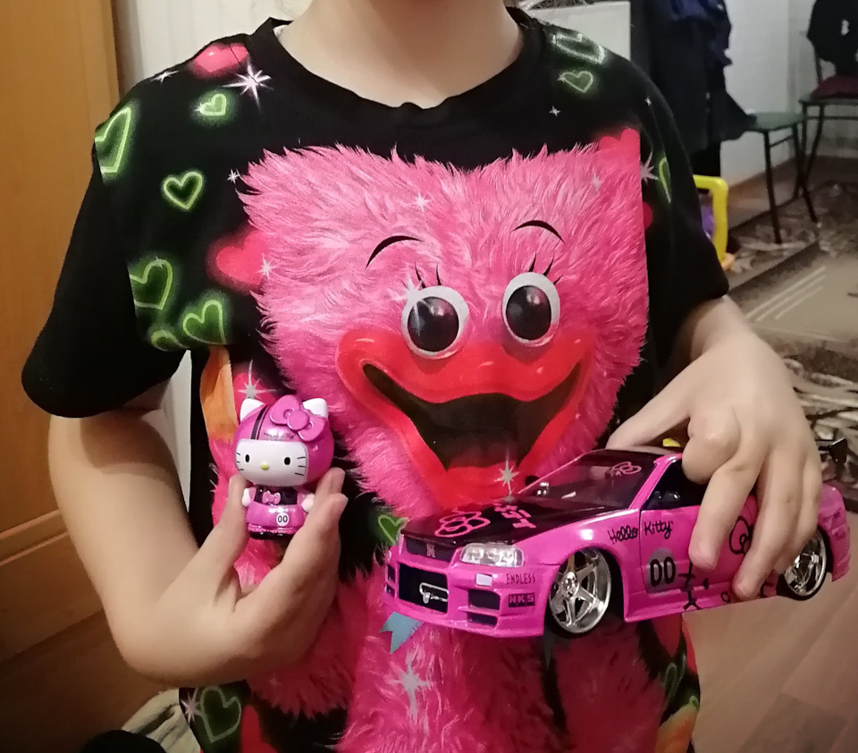 Hello Kitty & 2002 Nissan Skyline GT-R R34 by Jada — DRIVE2