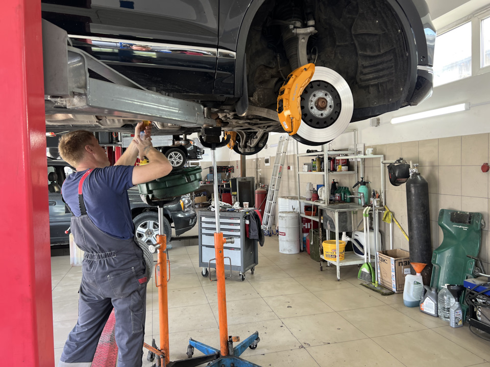 Масло в трансмиссии. 82к — Volkswagen Touareg (3G), 3 л, 2020 года ...