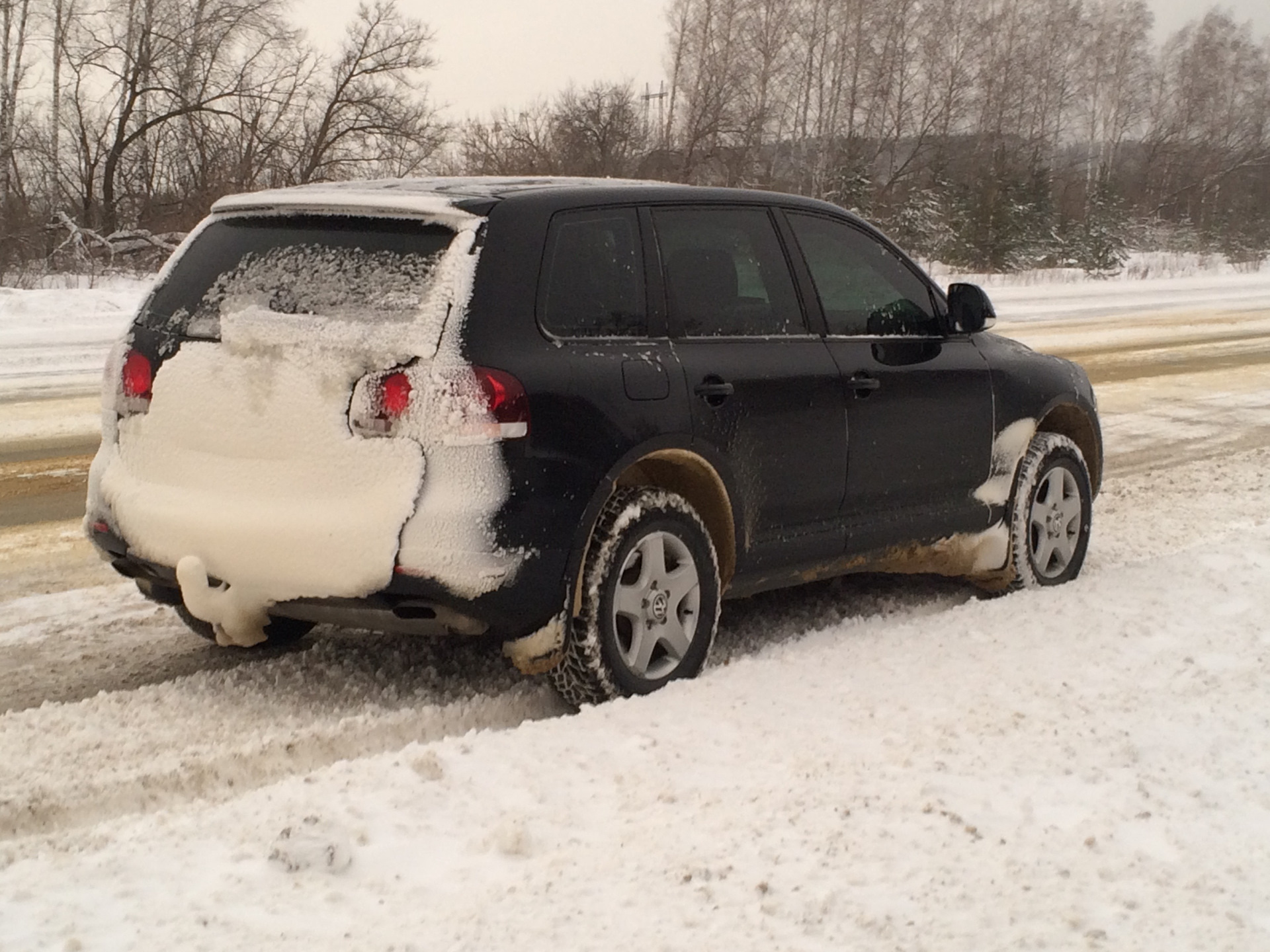 Год владения. Зима дизельная. — Volkswagen Touareg (1G), 3 л, 2008 года |  наблюдение | DRIVE2