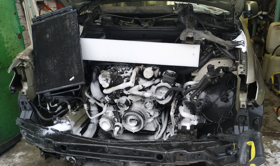 Антифриз, радиаторы, помпа, ГУР, масло. Работы сделаны.(см пред. запись ...