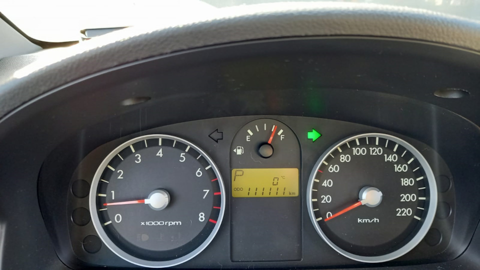 10 лет вместе и красивые цифры на спидометре. — Hyundai Getz, 1,4 л ...