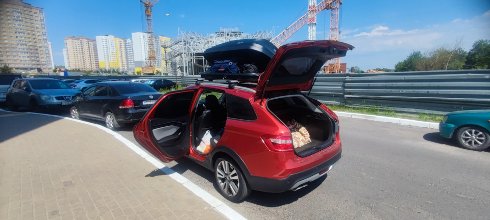 Немного о вместимости бокса и багажника авто. — Lada Vesta SW Cross (1G)