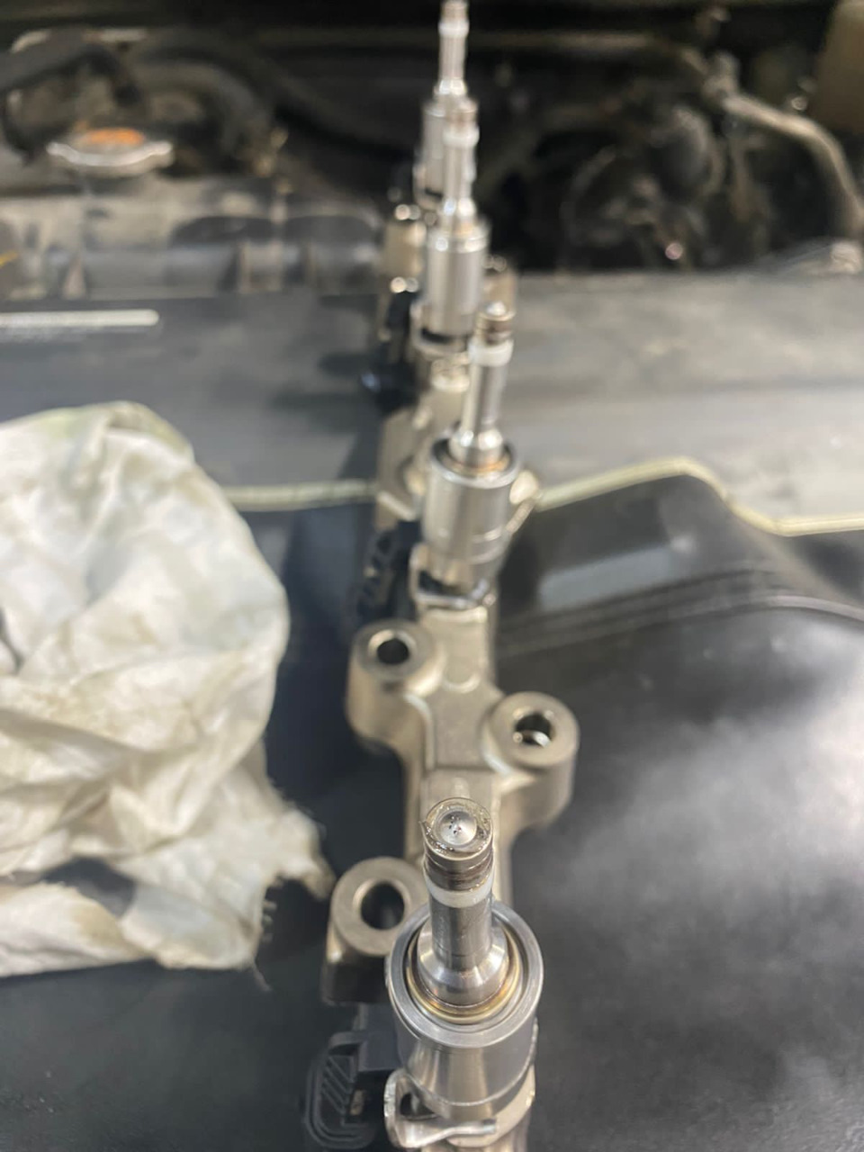 Промывка форсунок на стенде — Nissan X-Trail III (t32), 2 л, 2017 года ...