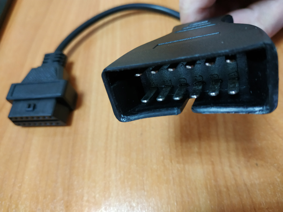 адаптер obd2 16 pin gm 12 pin