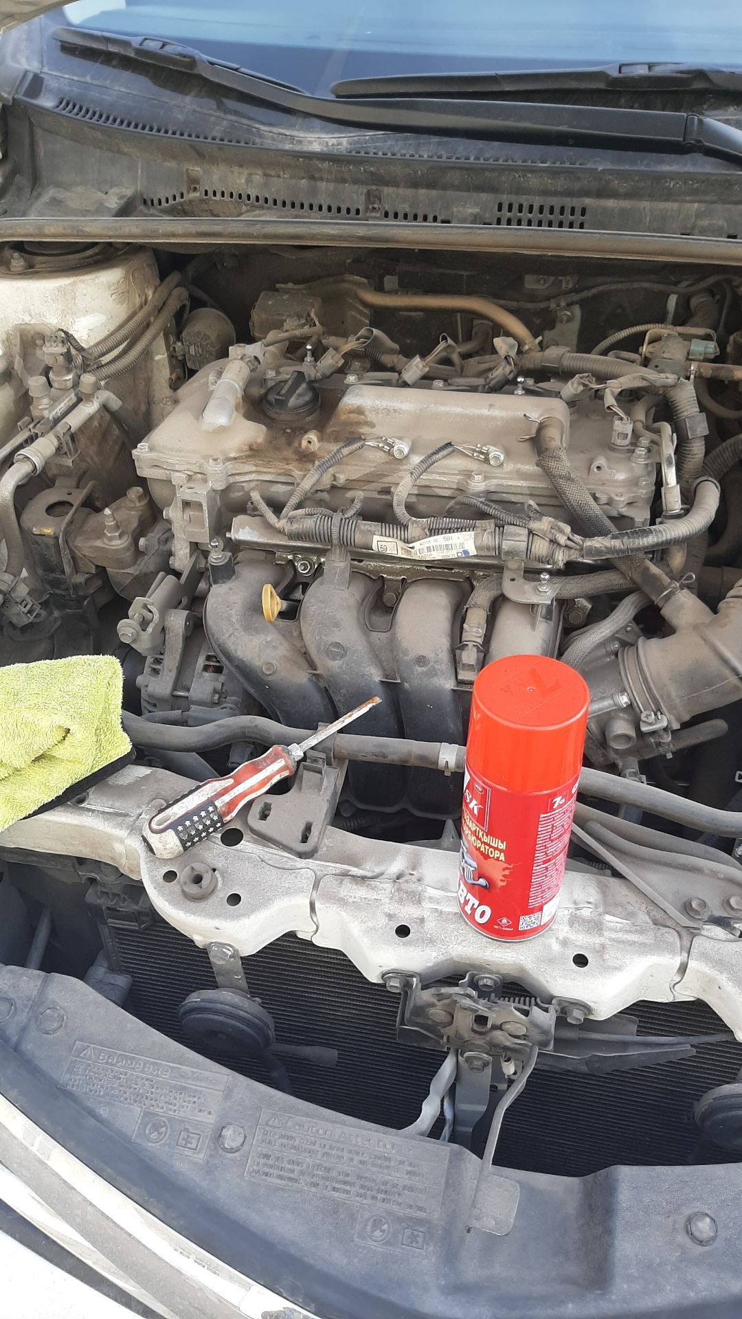 Чистка дроссельной заслонки своими руками — Toyota Corolla (160), 1,6 л ...