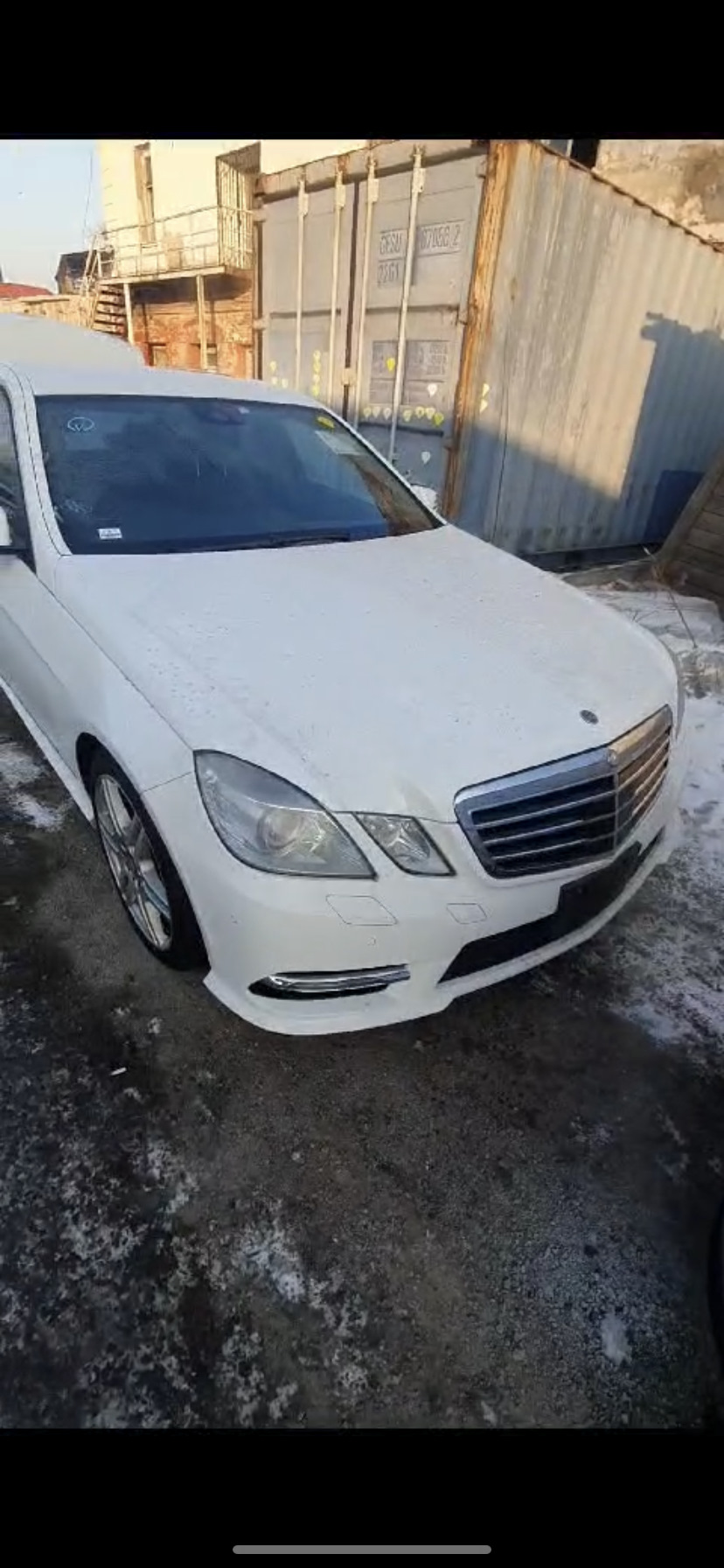 03. Таможня дала добро. — Mercedes-Benz E-class (W212), 1,8 л, 2012 года |  покупка машины | DRIVE2