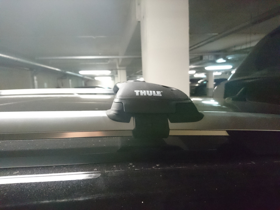 Как снять поперечины с рейлингов шкода кодиак Поперечины Thule WingBar EDGE 9582 и площадка для левой ноги - Skoda Kodiaq, 2 л