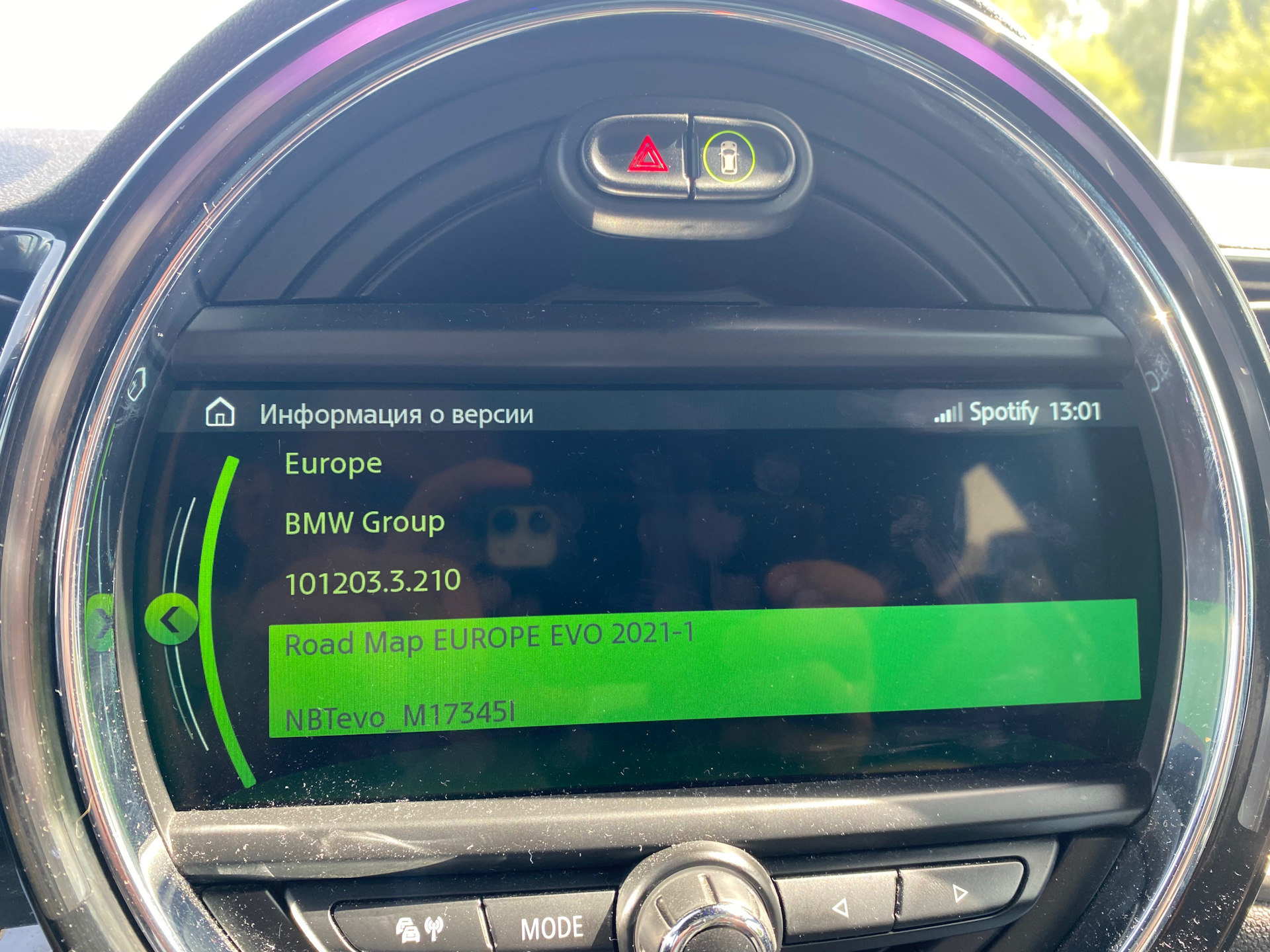 Возможность активации CarPlay — MINI Clubman S (2G), 2 л, 2017 года