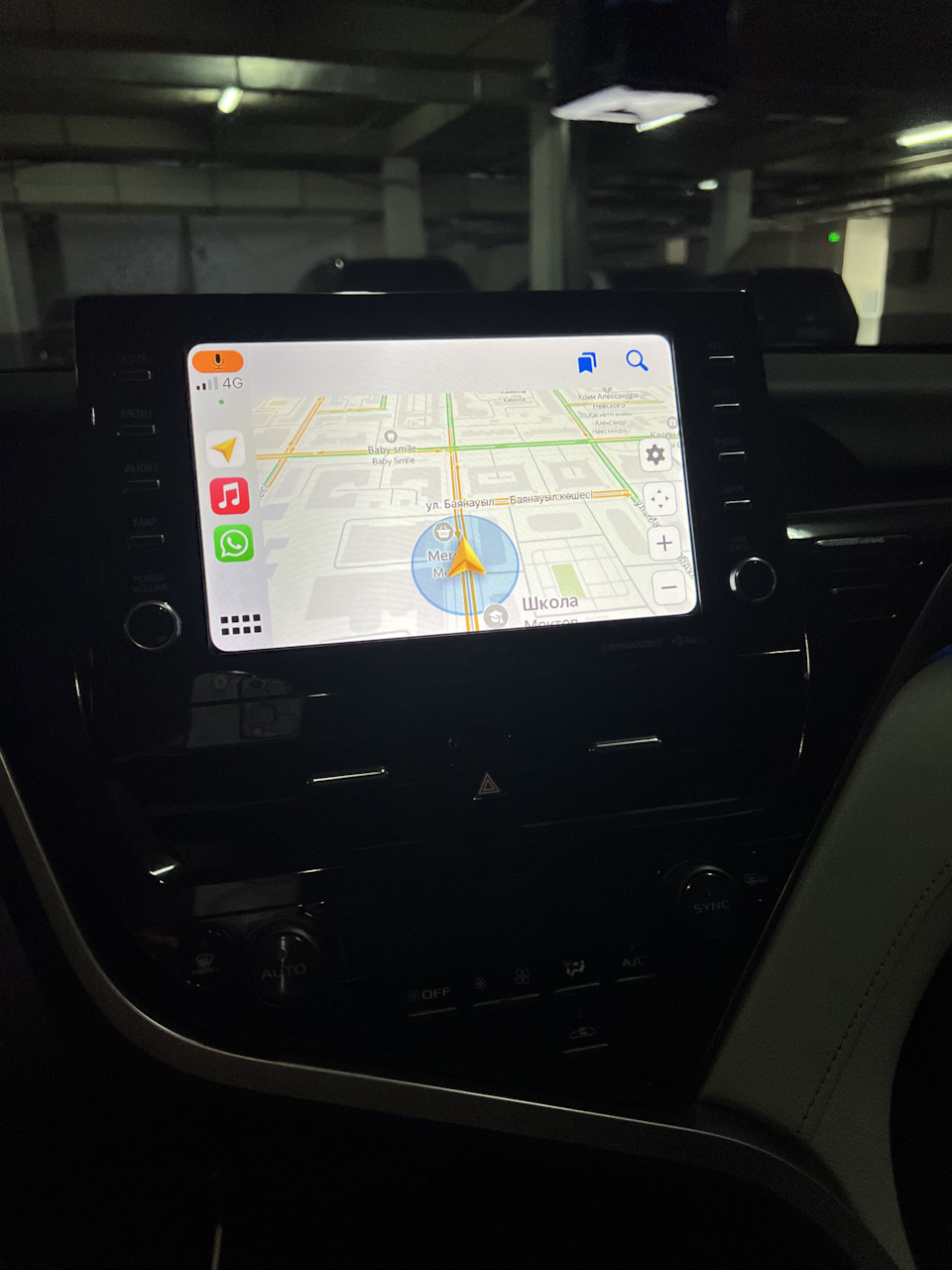 CarPlay установка дополнительных приложений — Toyota Camry (XV70), 2,5 ...