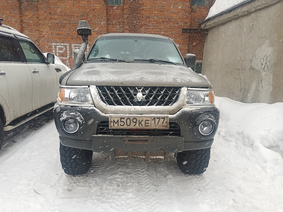 Противотуманки — би-лед фары от УАЗа — Mitsubishi Pajero Sport (1G), 3 ...