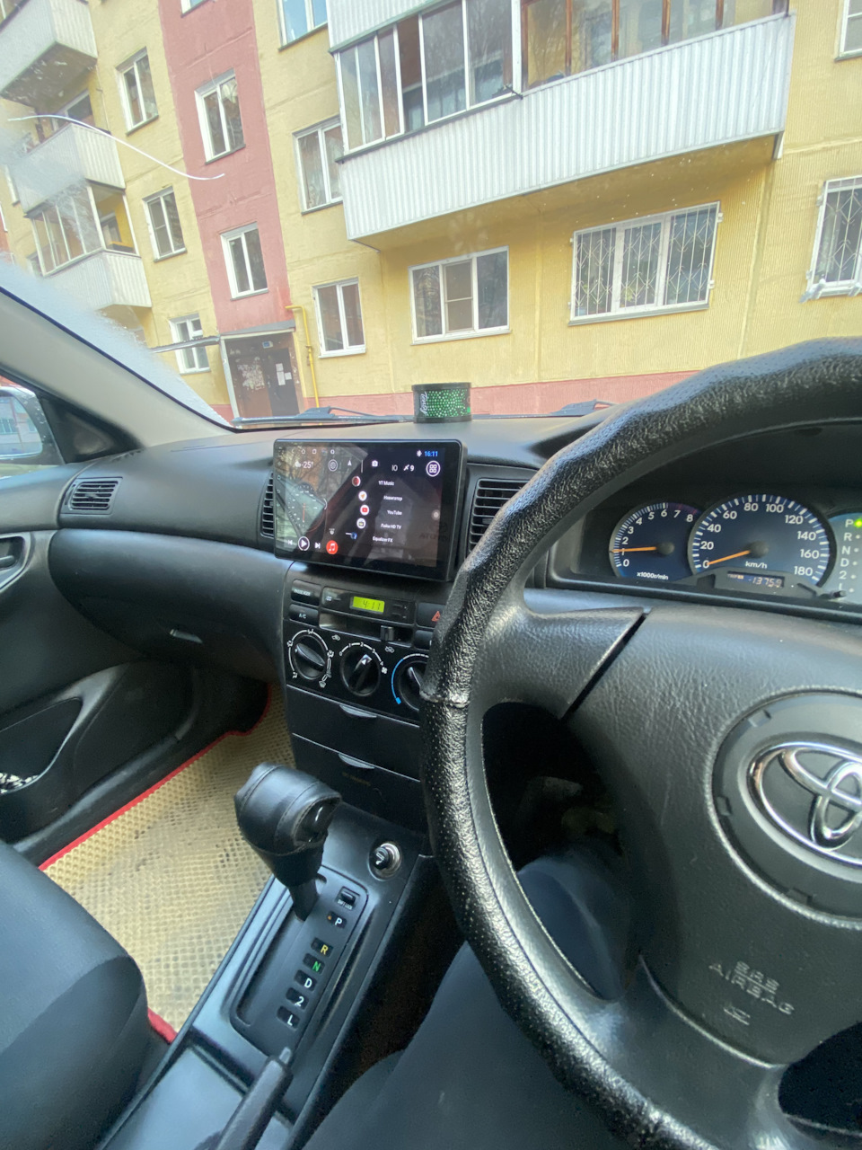 Установил магнитолу туес андроид — Toyota Allex, 1,5 л, 2002 года ...