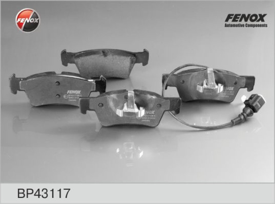 BP43117 Колодки тормозные дисковые FENOX | Запчасти на DRIVE2