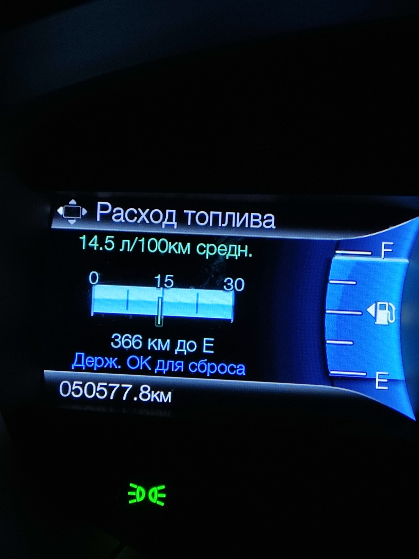 Ford fusion расход топлива