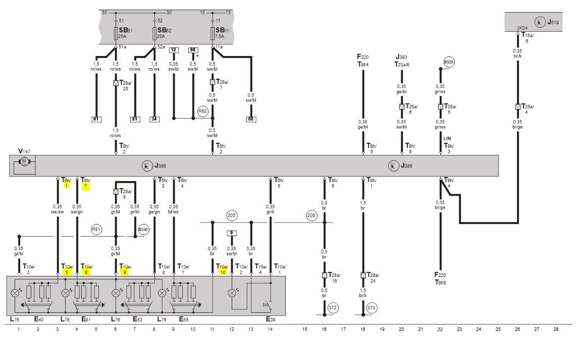 Схема фабия 2