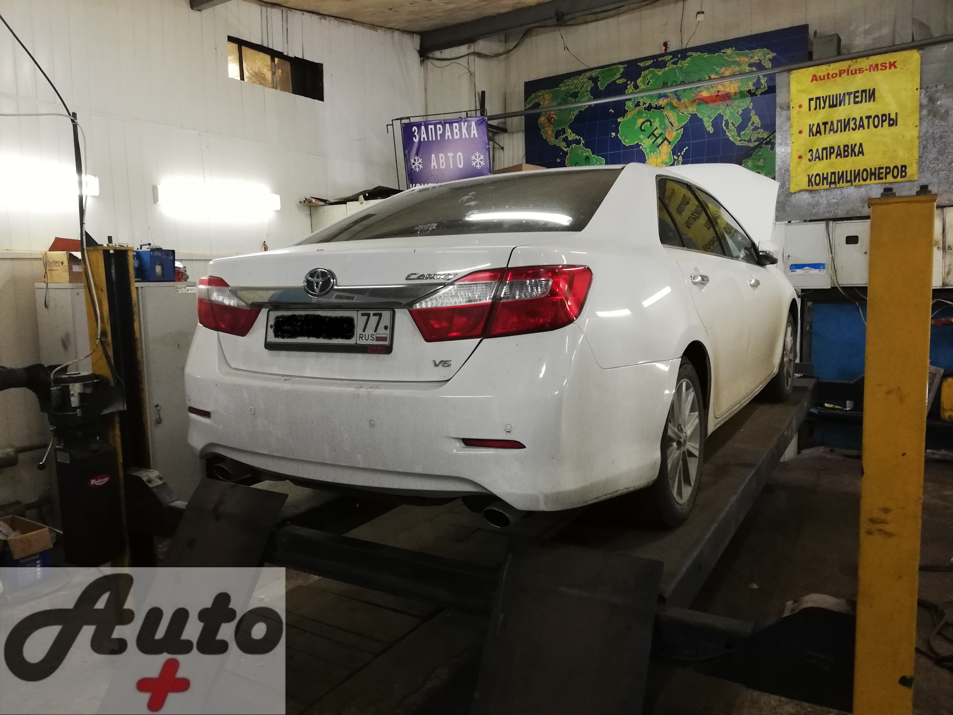 Замена катализаторов Toyota Camry 3.5i V6 V50 установка пламегасителей. —  autoplus-msk на DRIVE2