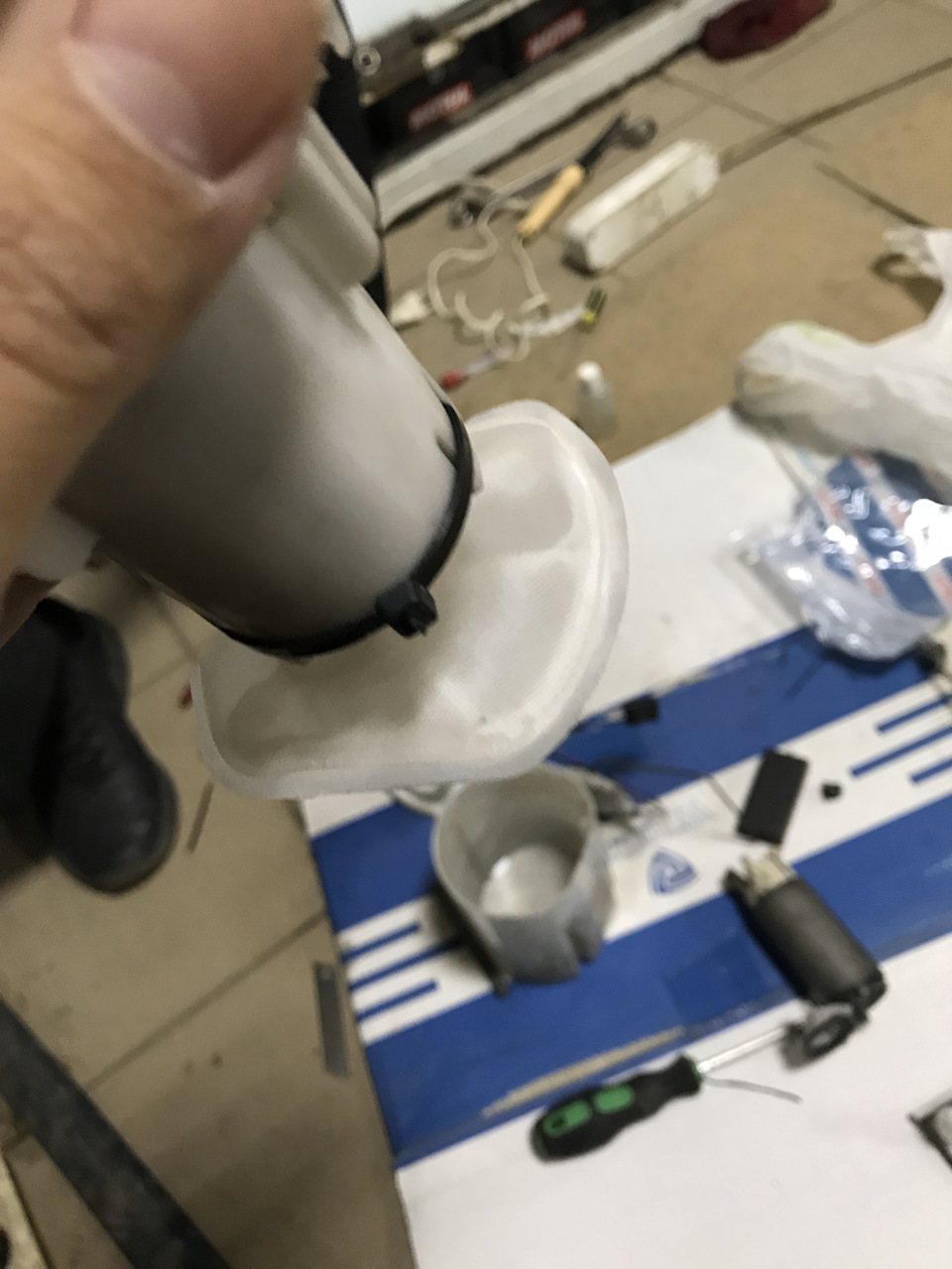 Бензонасос Бош ( переделка ) — Skoda Octavia A5 Mk2, 1,6 л, 2013 года ...