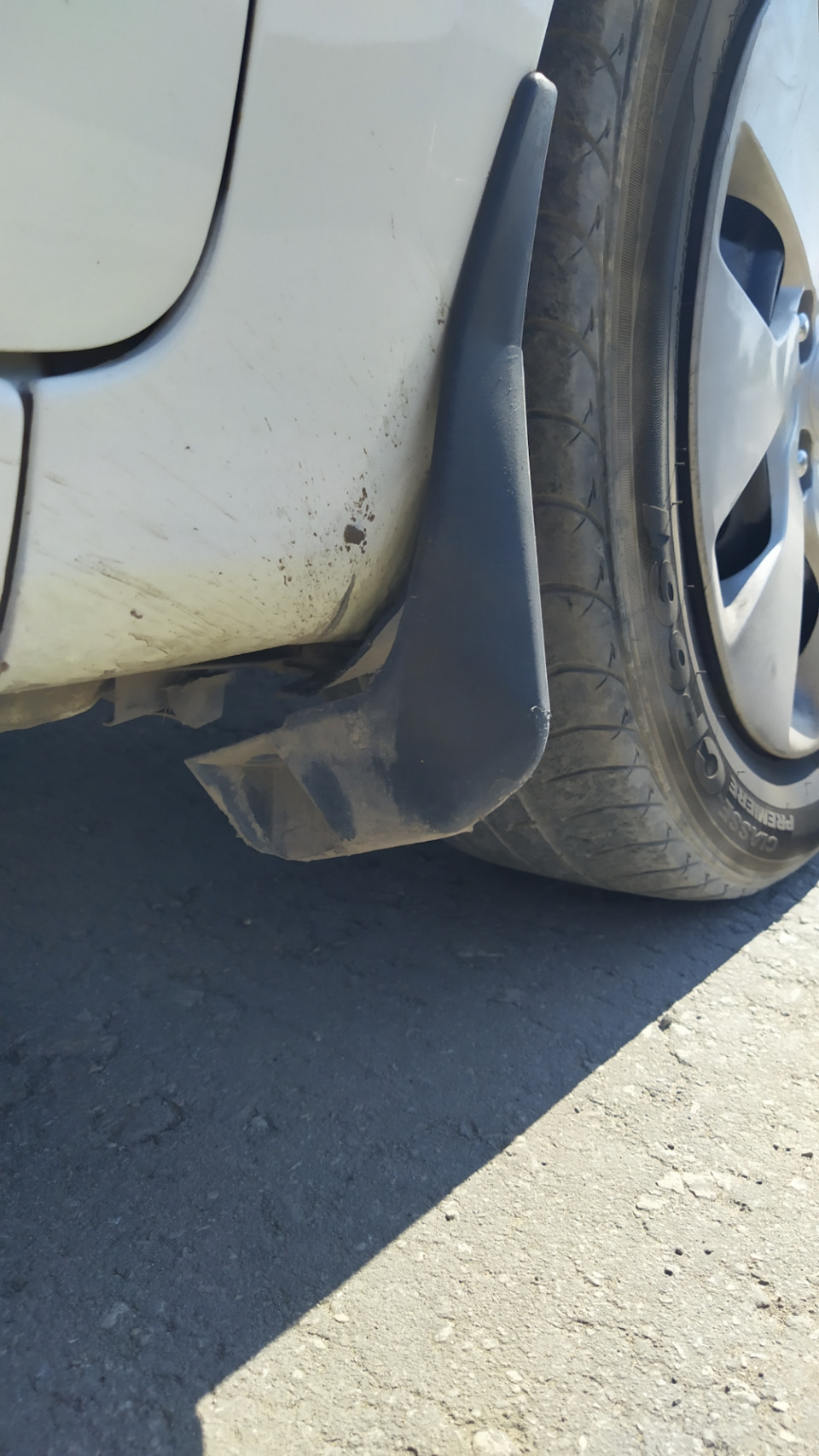 Брызговик — KIA Rio (3G), 1,6 л, 2015 года | своими руками | DRIVE2