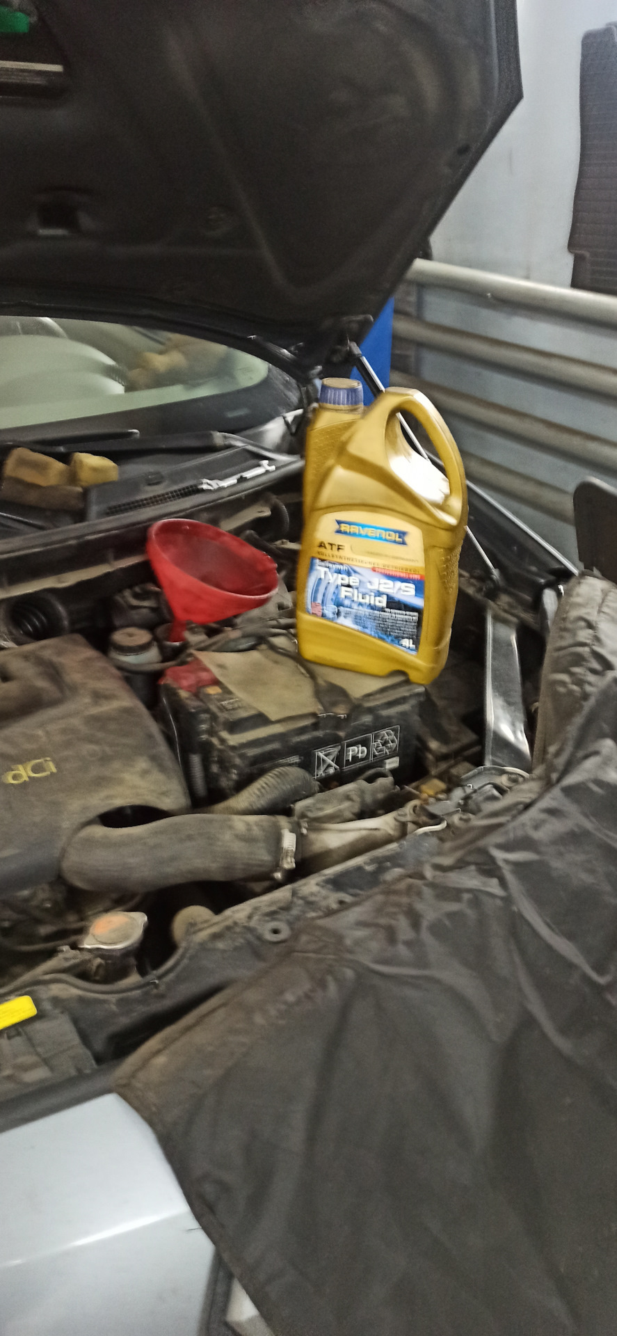 Замена масла в АКПП — Renault Koleos (1G), 2 л, 2009 года | плановое ТО ...