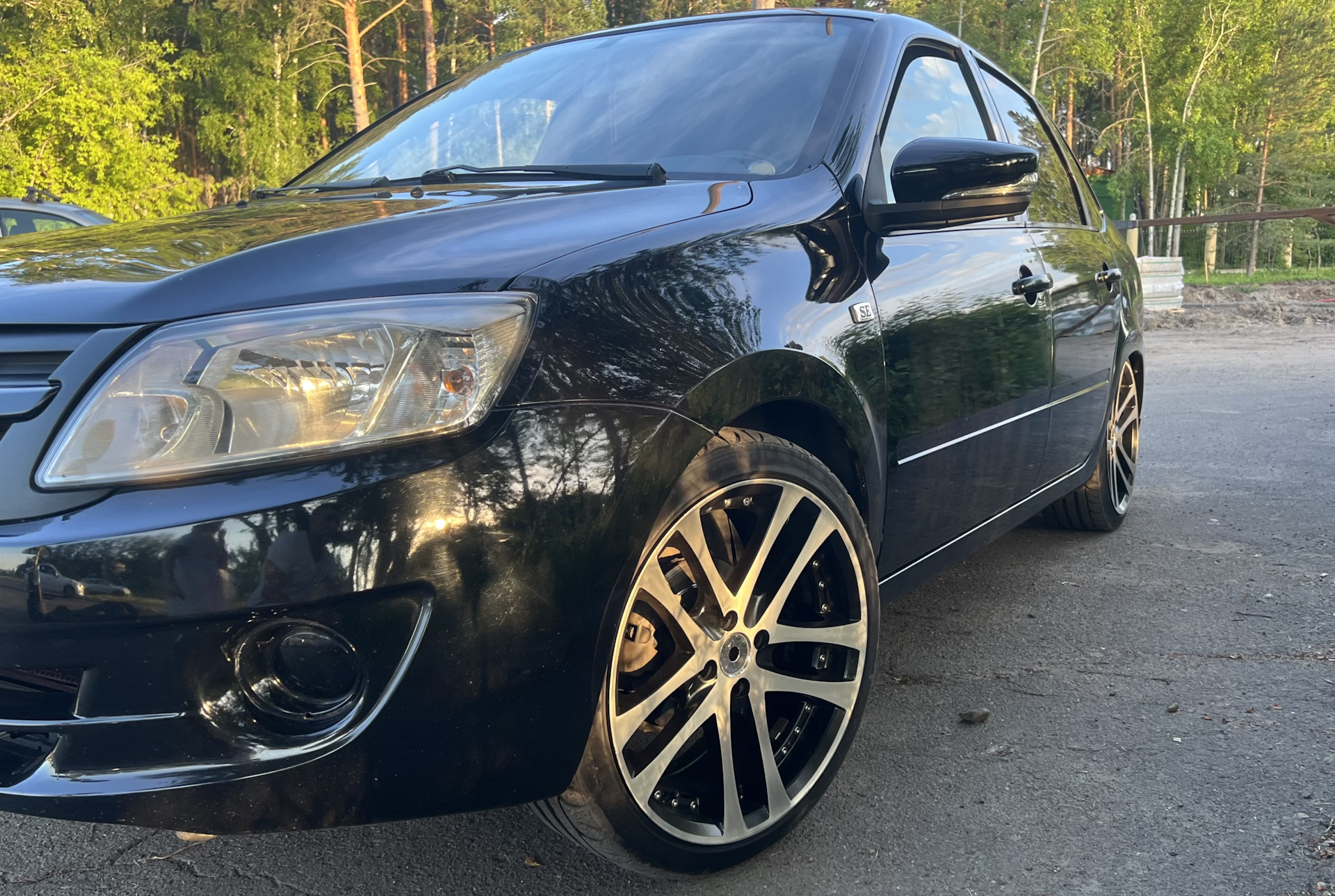 Занижение -90 — Lada Гранта (1G), 1,6 л, 2012 года | тюнинг | DRIVE2