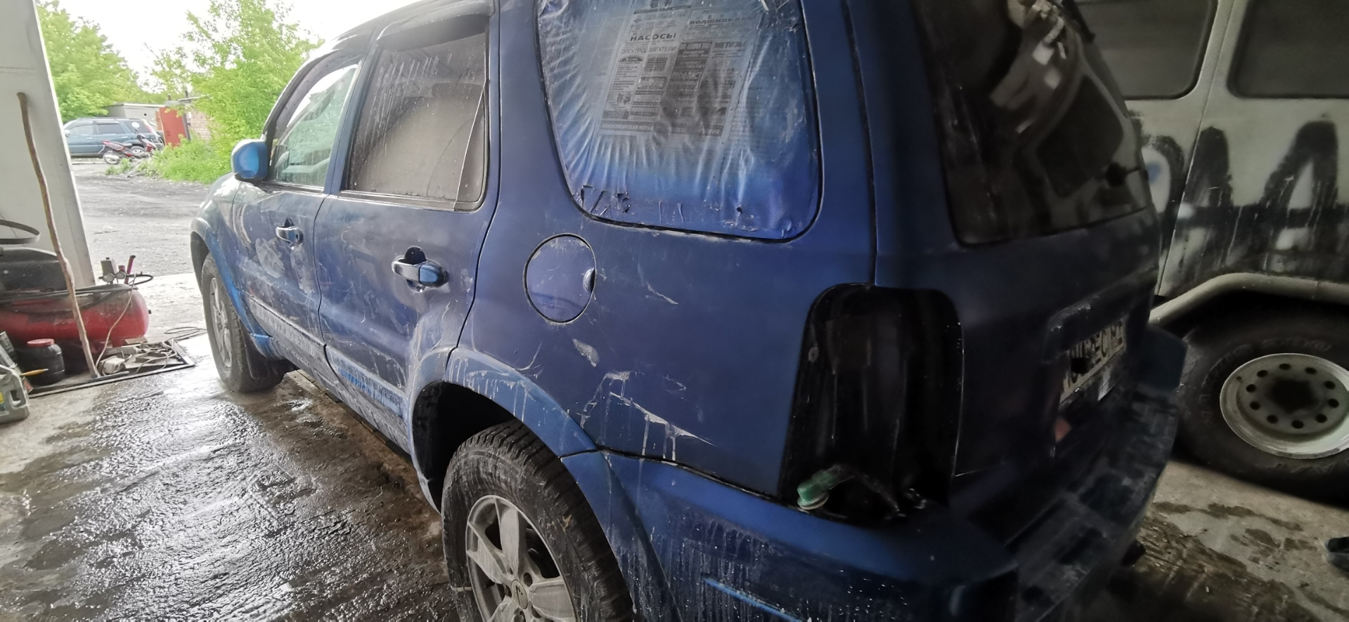 Полировка кузова — Ford Escape (1G), 3 л, 2003 года | кузовной ремонт ...