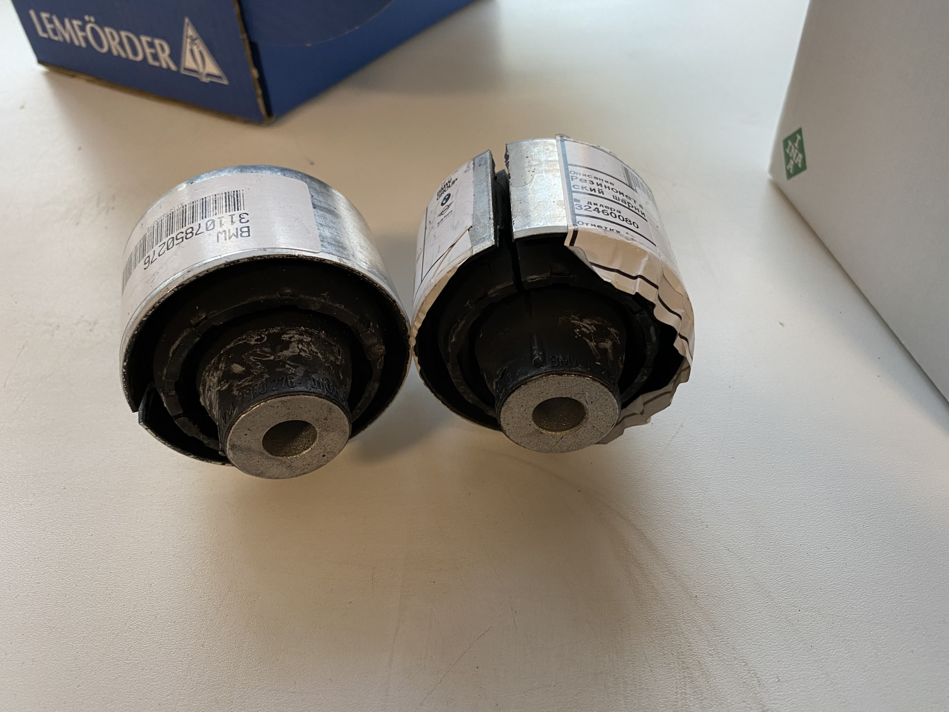 Установка сайлентблоков от F85 (X5M 2013