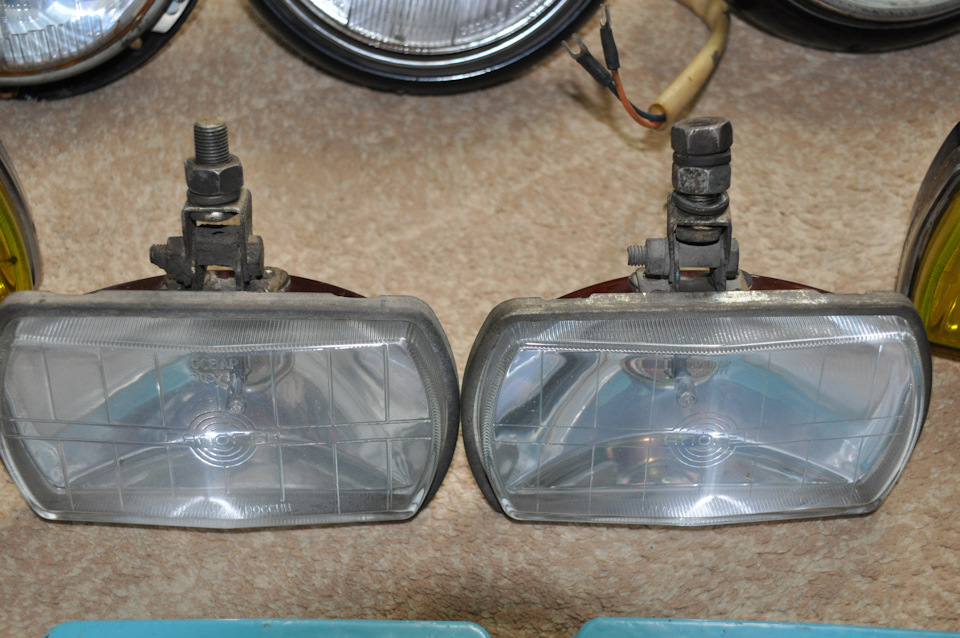 Фара дальнего света 12V прямоугольная галогеновая. Б/у | 350 ₽ в городе ...