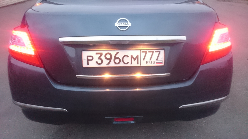 Перегорела подсветка номера…или неожиданный поворот;) — Nissan Teana ...