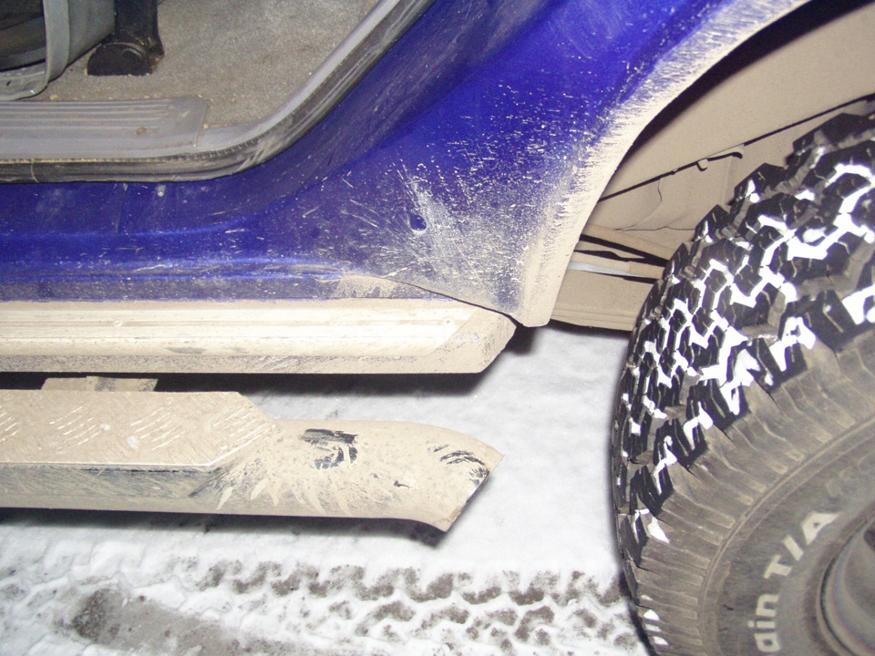 самодельные пороги — Ford Explorer (1G), 4 л., 1994 года | тюнинг | DRIVE2