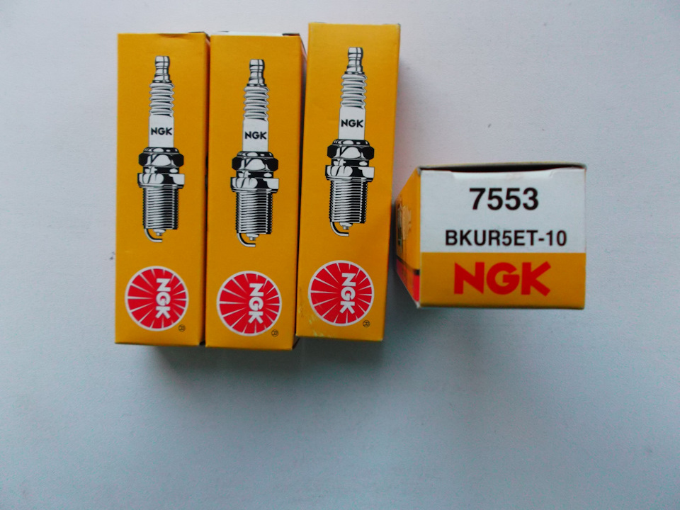 BKUR5ET10 Свеча зажигания 7553 NGK | Запчасти на DRIVE2