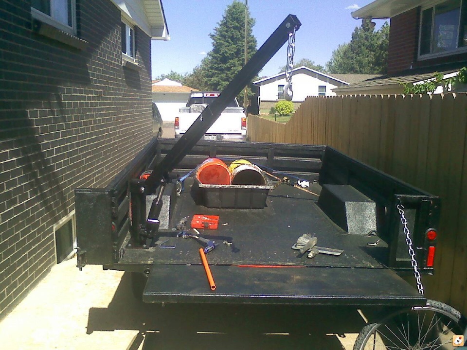 35. Кран в прицепе. Америка отжигает. — УАЗ 31512, 1997 года | своими ...