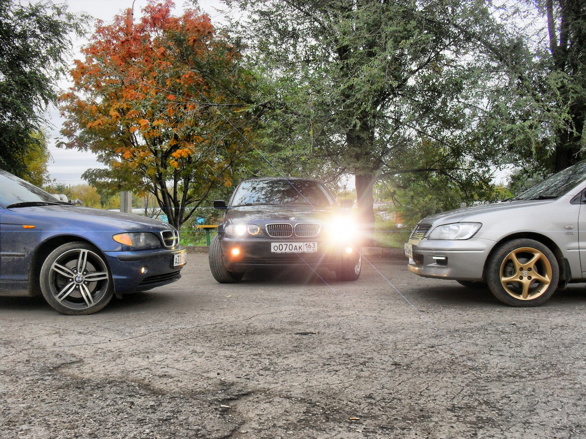 Н74 … . . осень . . . солнце уже спряталось за облаками ...